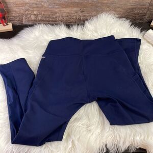 Powerhold by Fabletics Ladies Athletic Compression Leggings, Size Small, Blue